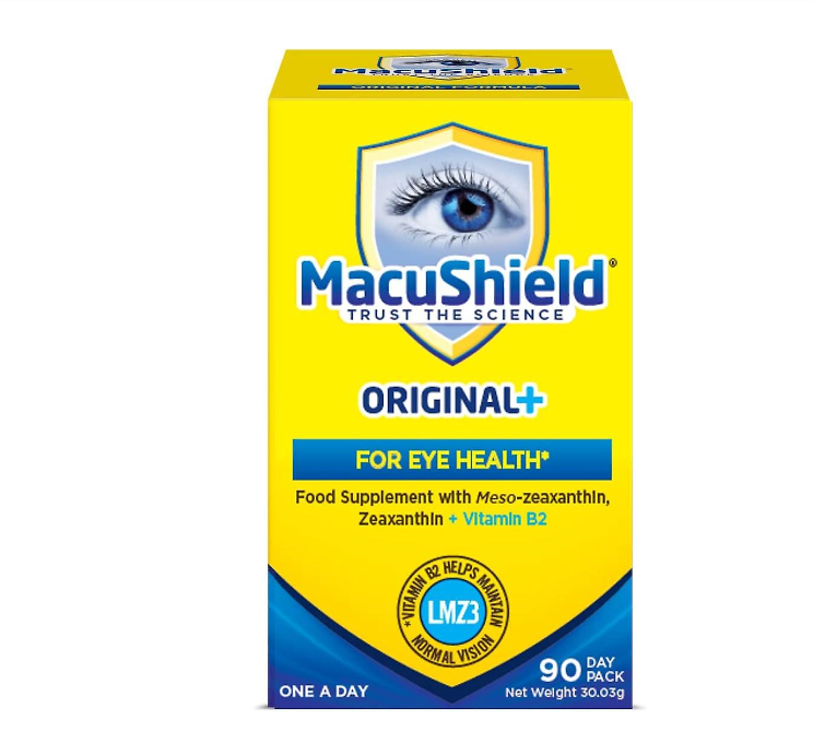 MacuShield Original+ kosttillskott Ögonvitamin vid gula fläcken besvär ...